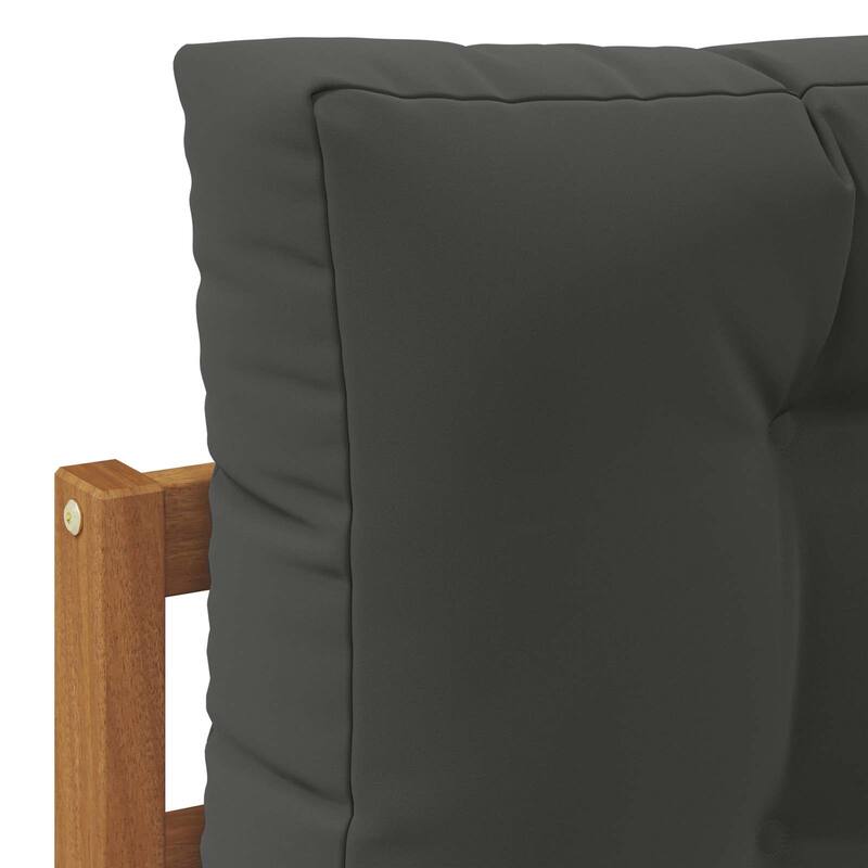 vidaXL Outdoor Sofa Set with Cushion 7 pcs Natural and Anthracite