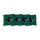 preview thumbnail 1 of 1, Plymouth State Panthers Green Cornhole Bags All-Weather Resin Filled