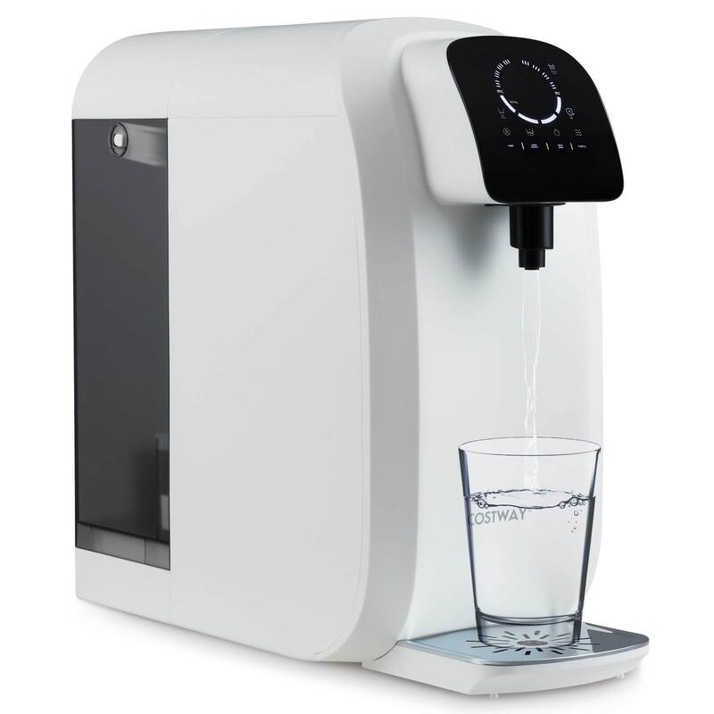 Costway 5-Stage RO + PPC Water Filtration System with UV Light, 4:1 - as pic shows - See Details - See Details