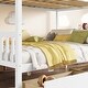 preview thumbnail 30 of 34, Full over Full Bunk Bed with 2 Storage Drawers, Convertible to 2 Beds