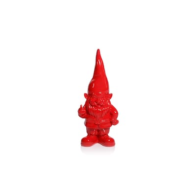 Whimsical Fun Gesture 7" Tall Gnome Holiday Tabletop Figurines, Set of 2