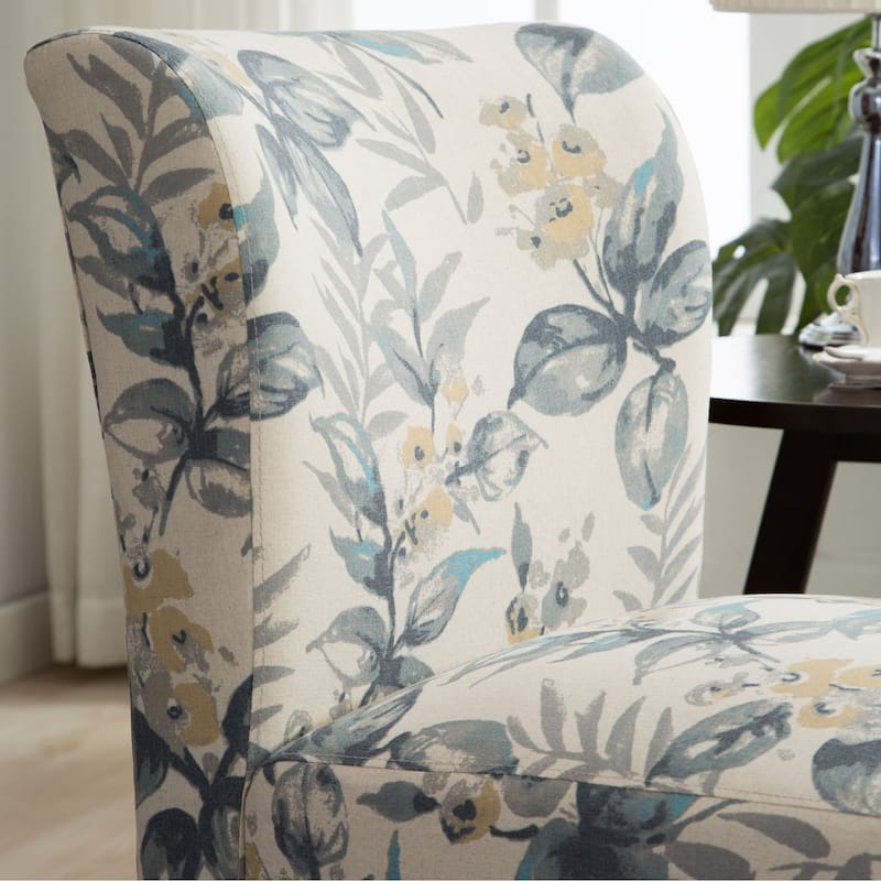 The Curated Nomad Pavilion Upholstered Armless Accent Slipper Chair