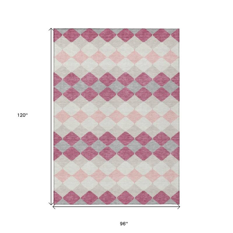 HomeRoots Geometric Transitional Rectangle Outdoor Rug