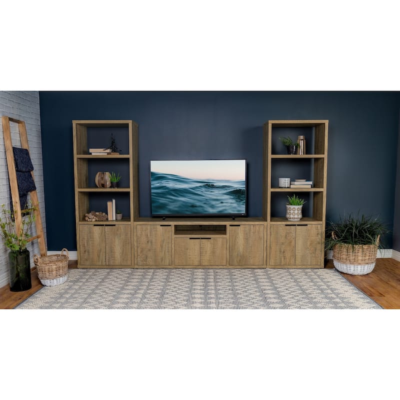 Tabby 3-Piece Entertainment Center With 60" TV Stand Mango