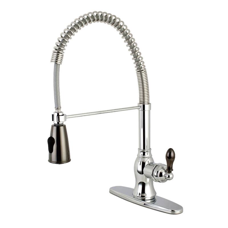Kingston Brass Kaiser 1.8 GPM Standard Pull Down Kitchen Faucet