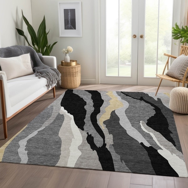 Premium Washable Super Soft Mid Century Modern Mayfield Rug