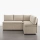 preview thumbnail 47 of 58, Spruce & Spring Modern 74" L-Shaped Dining Bench with Storage, Corner Breakfast Nook Banquette Bench