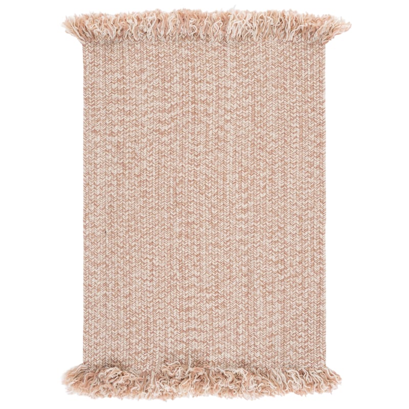SAFAVIEH Handmade Braided Natasja Washable Indoor/Outdoor Rug - Weather Resistant & Easy Cleaning - Beige - 2' x 3'