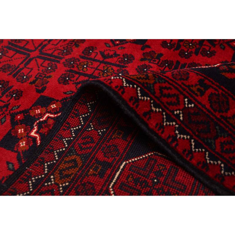 ECARPETGALLERY Hand-knotted Finest Khal Mohammadi Red Wool Rug - 5'1 x 6'8