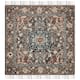 SAFAVIEH Handmade Aspen Lilian Boho Tribal Wool Rug - 7' x 7' Square - Charcoal/Light Brown