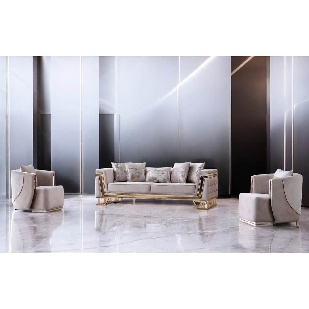 Kalisto 3 Pieces Living Room Sets 1 Sofa 2 Chair