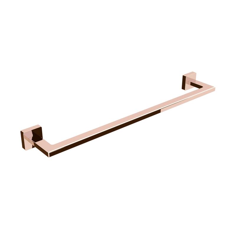 WS Bath Collections Dado 19-5/16" Towel Bar - Polished Rose Gold