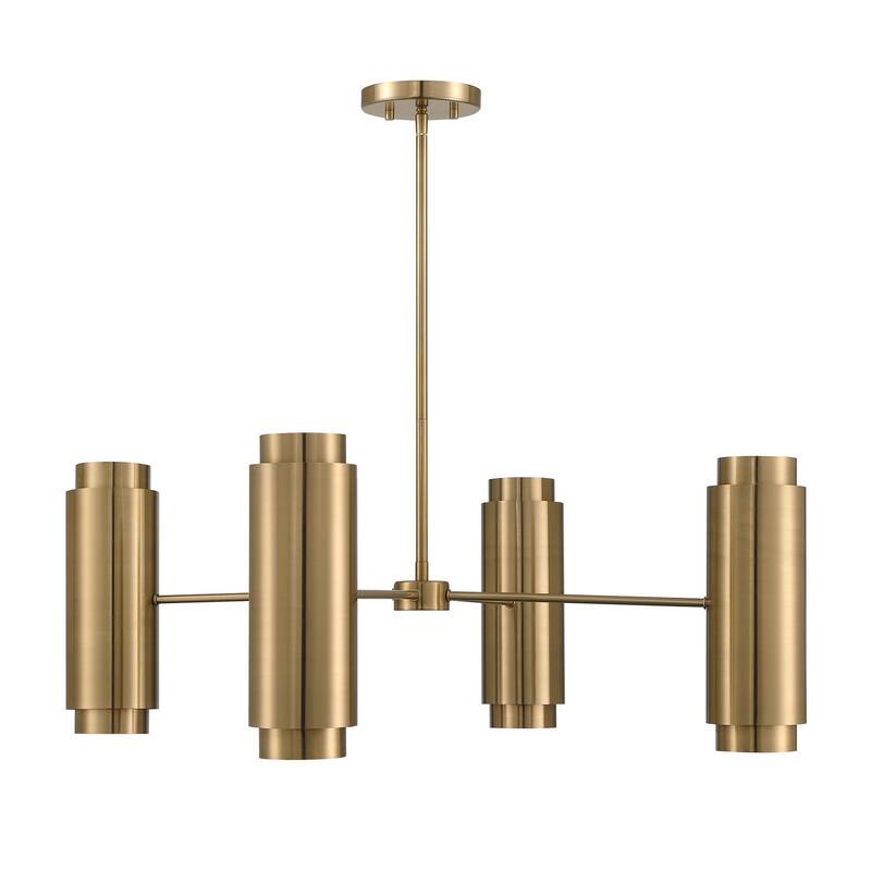 Lio 8-Light Chandelier in Noble Brass by Breegan Jane - Noble Brass