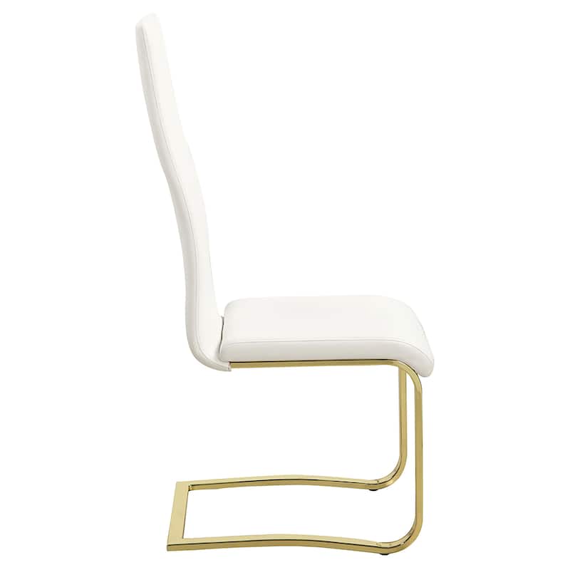 Montclair White Upholstered Dining Side Chair (Set of 4)