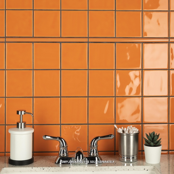 Merola Tile Twist Square Orange Sunset 11-3/4