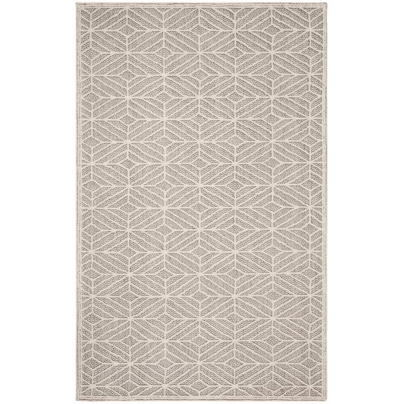 SAFAVIEH Handmade Trace Lakeisha & Contemporary Geometric Wool Rug