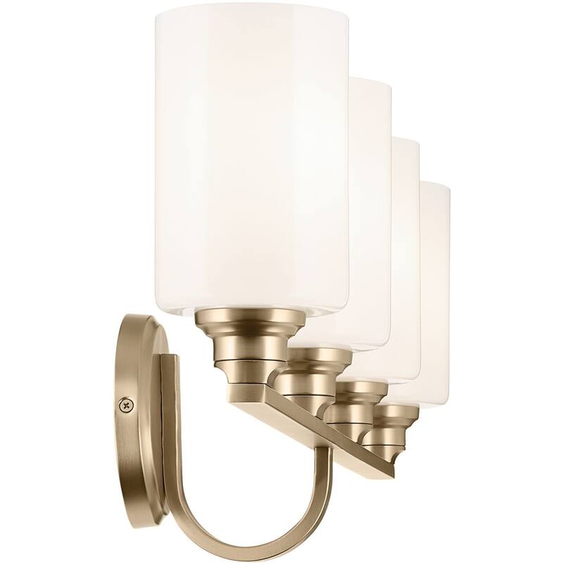 Kichler 55227 Gioe 4 Light 32" Wide Vanity Light with Opal Glass