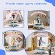 preview thumbnail 7 of 7, 27.5 in.W Toddler Trampoline for Kids 1 Year Plus with Handle