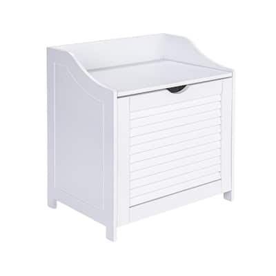 Household Essentials Single Load Hamper Cabinet Seat