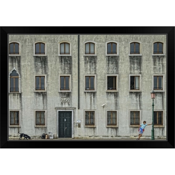 "The Day Nothing Happened" Black Framed Print