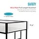 preview thumbnail 4 of 11, Furniture of America Jackson Modern Black Metal Twin over Twin Low Profile Bunk Bed with Reversible Ladder