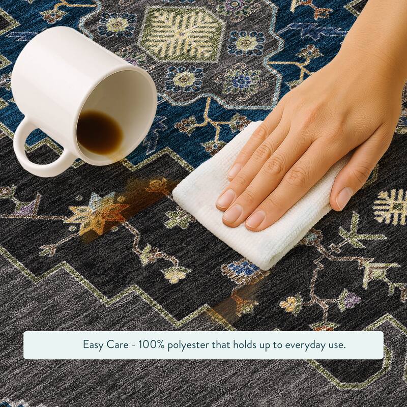 Machine Washable Indoor/ Outdoor Global Marrakesh Chantille Rug
