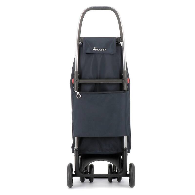 Rolser I-Max MF 4 Wheels 2 Swivelling Foldable Shopping Trolley - 41.34" H x 15.55" W x 12.8" D