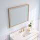 Wall Mounted Back Light Bathroom Framed LED Mirror Anti- Fog With Dimmable Light Touch Sensor And Memory Function
