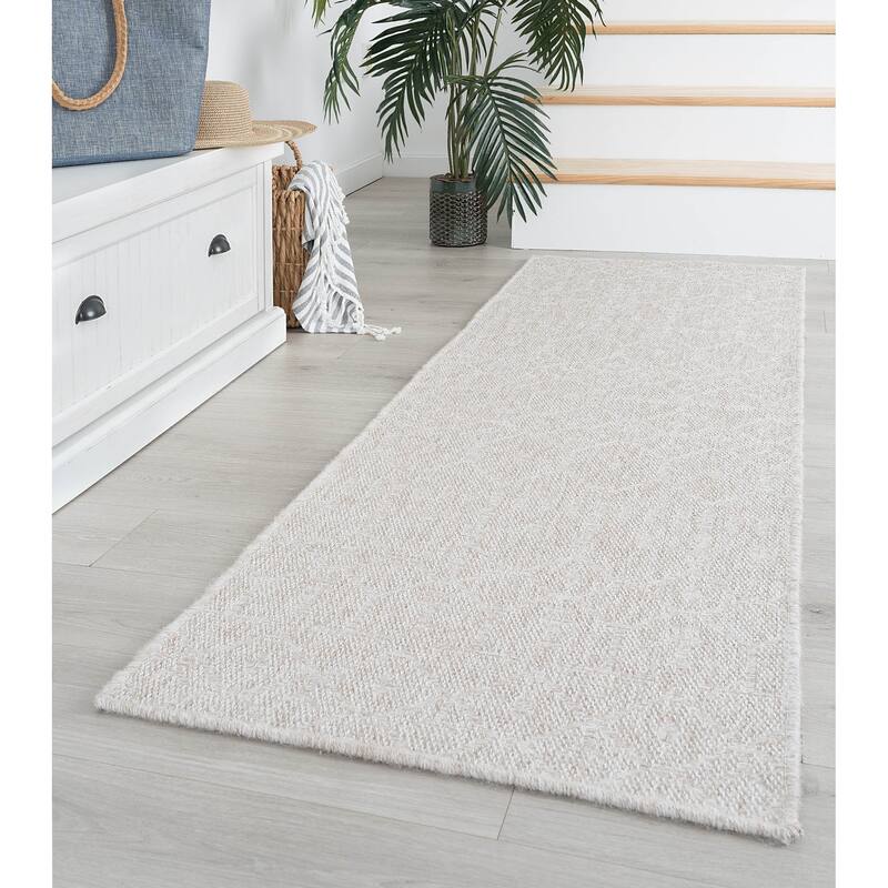 Seros Scandinavian Geometric Indoor/Outdoor Area Rug