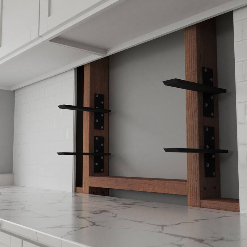Ekena Millwork Floating Steel Heavy Duty Wall Mount