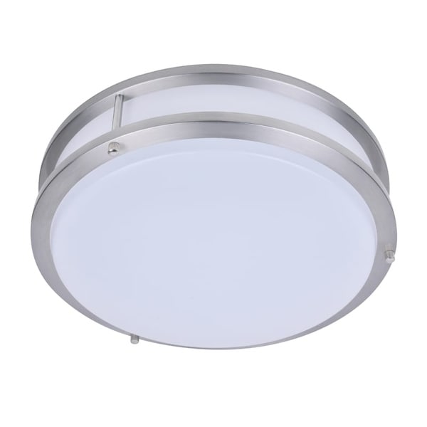 Plc Lighting 1114 Kirk Single Light 18 Wide Integrated Led Flush Plc Lighting 1114 Kirk Single Light 18 Wide Integrated Led Flush Mount Drum Ceiling Fixture