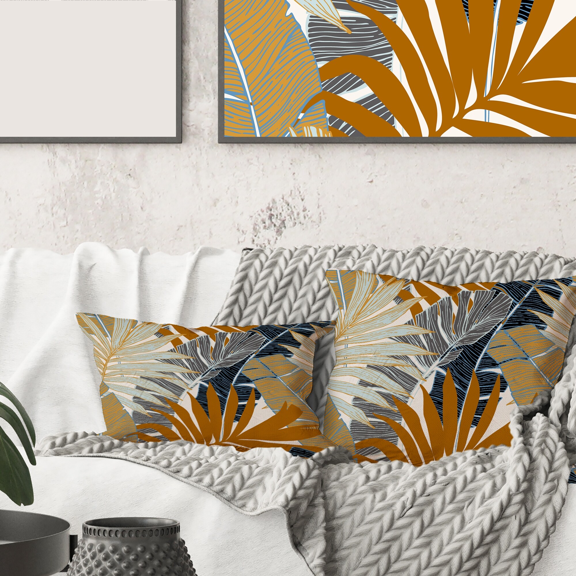 Design Art Abstract Throw Pillow