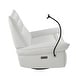 preview thumbnail 17 of 26, Genuine Italian Leather Match Power Swivel Rocker Recliner (Set of 2)