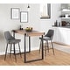 preview thumbnail 52 of 62, Silver Orchid Naldi Contemporary Black Counter Stool (Set of 2) - N/A