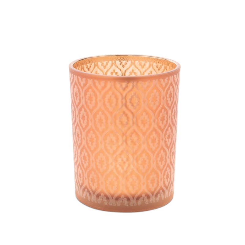 Geometric Patterned Candle Holder (Set of 3)
