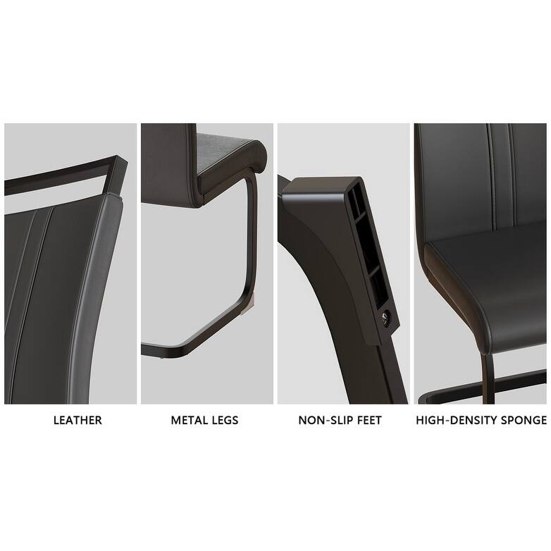 Multifunctional Dining Table and Chair Sets Home Dining Table and Chair Sets with Anti-Scratch Plastic Feet for Dining Room