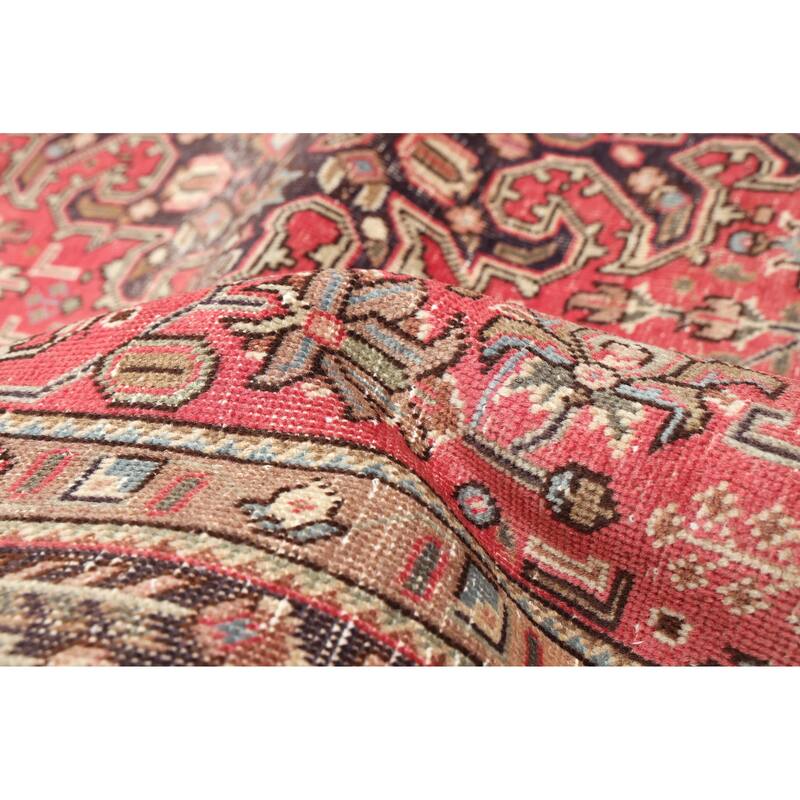 ECARPETGALLERY Hand-knotted Antalya Vintage Red Wool Rug - 6'6 x 9'8