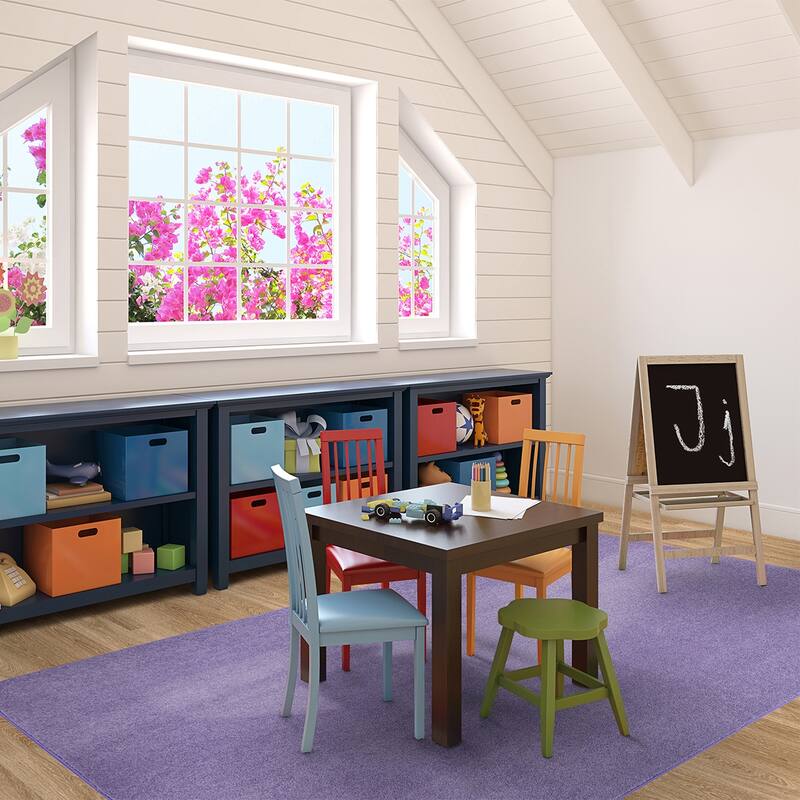 Just Kidding Educational Square Nylon Area Rug