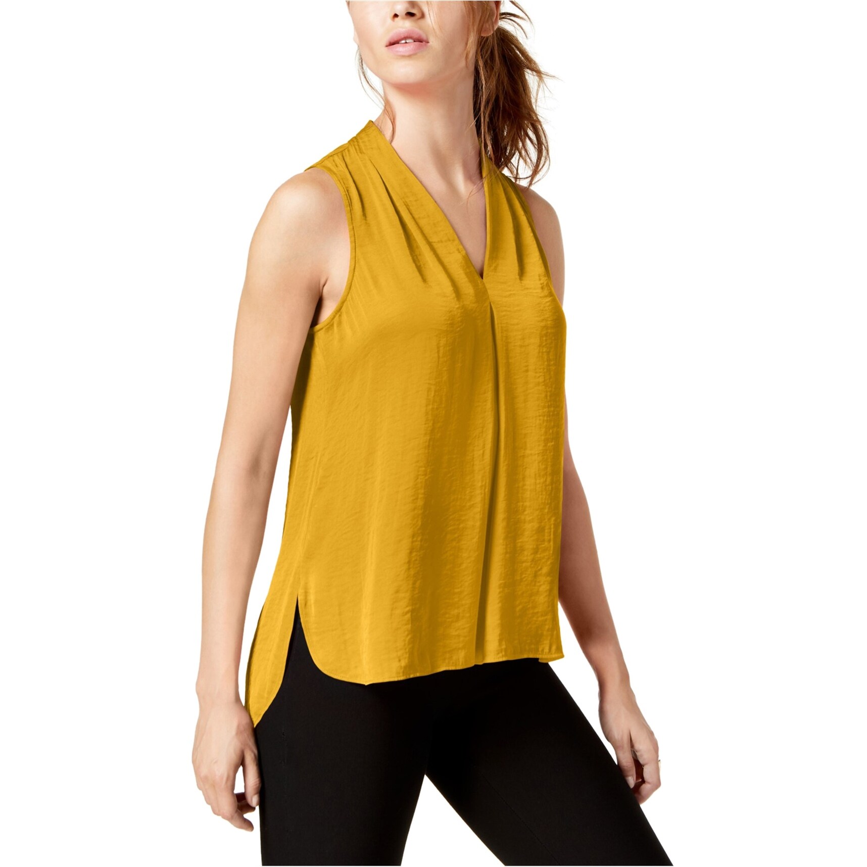 vince camuto yellow top