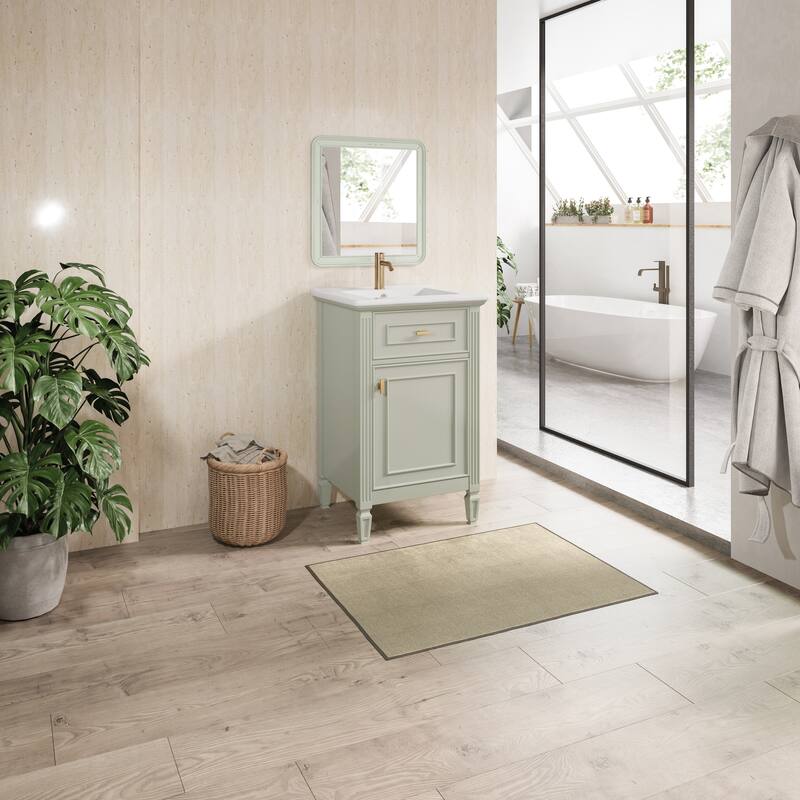Modern Bathroom Vanity with Functional Storage and Stylish Design