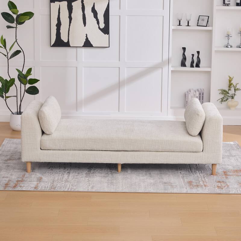 83.1" W Modern Upholstered Lounge Chair,Oversized Sofa Chair with Pillow and Armrests