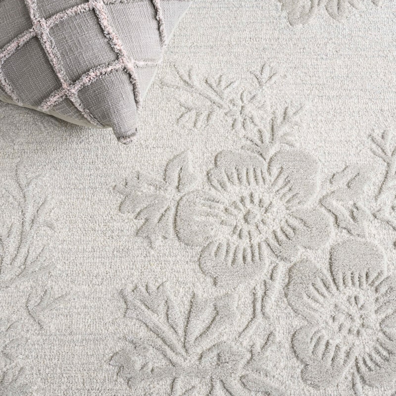 SAFAVIEH Handmade Glamour Veselina Modern Wool & Viscose Rug