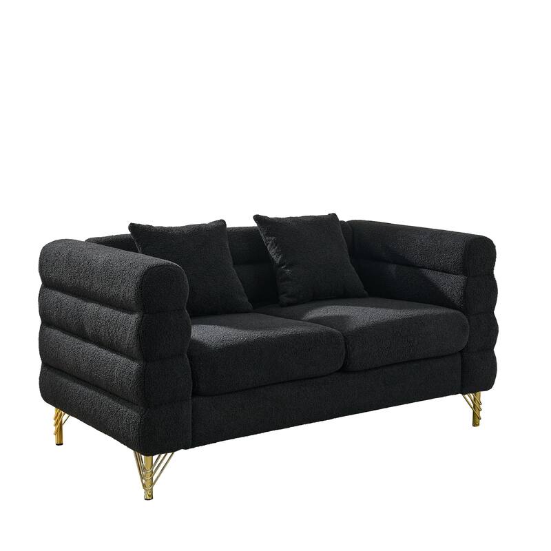 3+2 Sofa Combination - Comfortable Teddy Fabric with Fast Delivery
