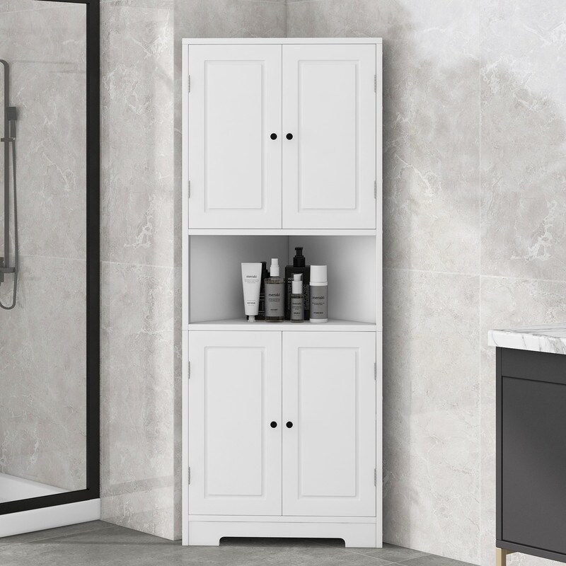 https://ak1.ostkcdn.com/images/products/is/images/direct/4442ad6fa667b96057782f65b27e83240d14667e/63%22Tall-Bathroom-Storage-Cabinet%2C-Corner-Cabinet-with-Doors-and-Adjustable-Shelf%2C-MDF-Board-with-Painted-Finish%2C-White.jpg