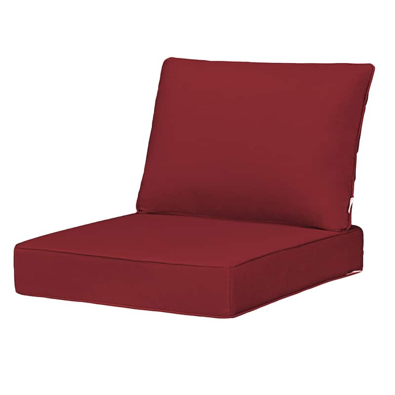 Outdoor Seat Cushions Patio Set Chair Cushions - 02 Red