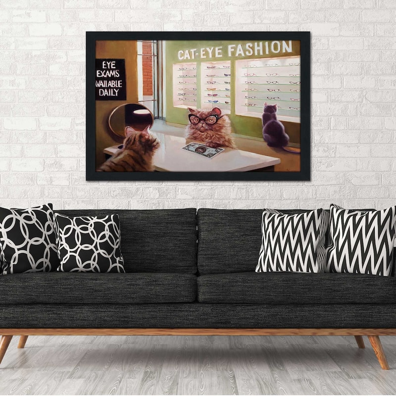 "Feline Optical" by Lucia Heffernan Print on Acrylic