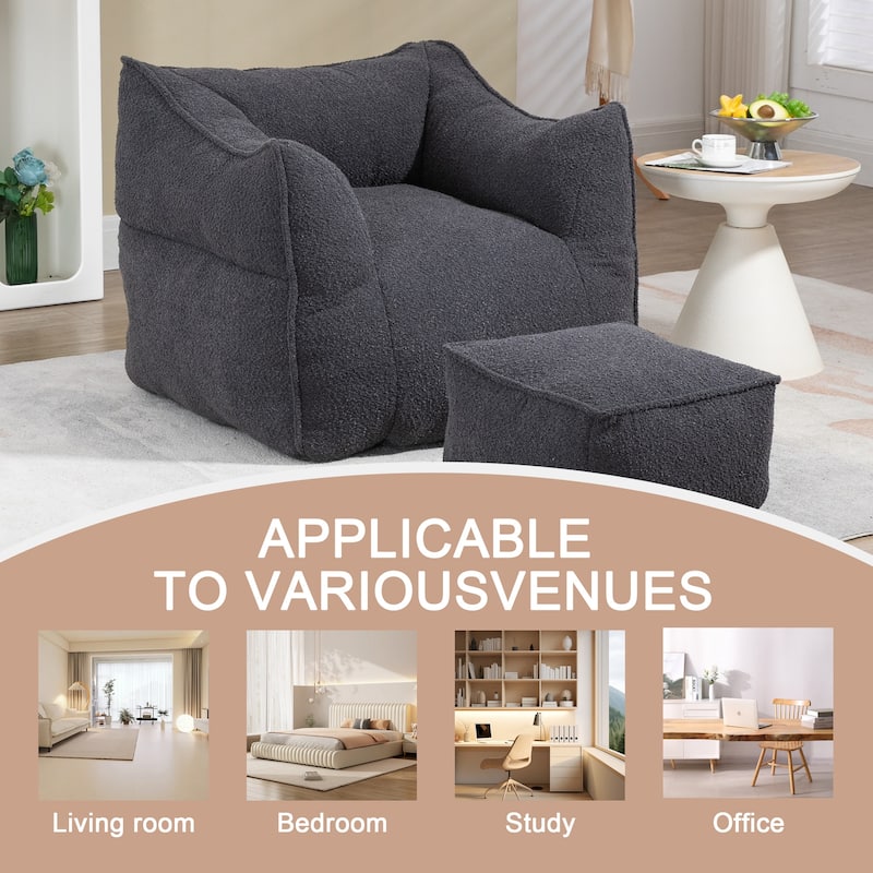 Adult and children's bean bag sofa, indoor and outdoor
