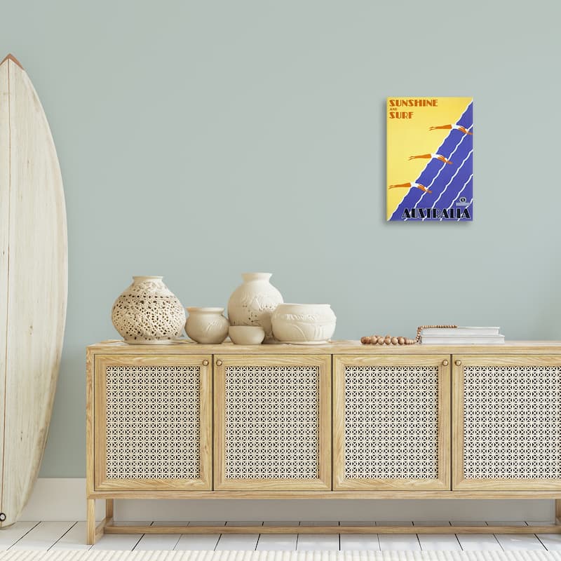 Stupell Sunshine & Surf Australia Canvas Wall Art Design By Marcus Jules