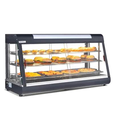 3-Tier 48 Inch 1800W 110V Countertop Hot Food Warmer Display Case
