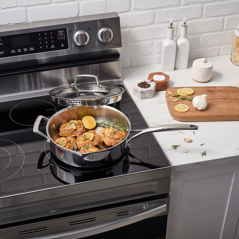 Henckels Legacy 4-qt Stainless Steel Saute Pan with Handle Helper & Lid